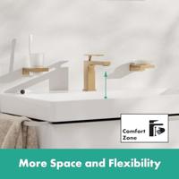 Hansgrohe Tecturis E ééngreeps wastafelkraan 110 zonder waste, Brushed Bronze - thumbnail