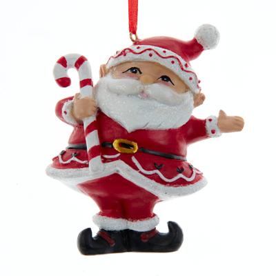 Ornament plastic kerstman zuurstok l8cm Kurt S. Adler - Kurt s adler Ornament plastic kerstman zuurstok l8cm Kurt S. Adler - Kurt s adler
