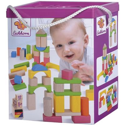 Eichhorn houten blokken, 60dlg.