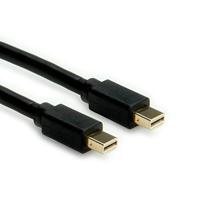 ROLINE Mini DisplayPort Kabel, mDP-mDP, v1.3/v1.4, M/M, zwart, 2 m - thumbnail