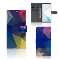 Samsung Galaxy Note 10 | Book Case | Polygon Dark - thumbnail