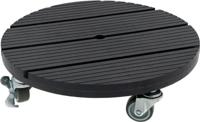 Cti Plantenroller - Plantentrolley - Voor binnen en buiten - draagvermogen tot 80 kg - rond-antraciet- 30x30cm - thumbnail