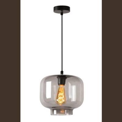 Lucide MEDINE - Hanglamp - Ø 25 cm - 1xE27 - Fumé Lucide MEDINE - Hanglamp - Ø 25 cm - 1xE27 - Fumé