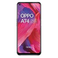 Oppo A74 5G Dual CPH2197 128 GB 6 GB RAM Fabriek ontgrendeld (alleen GSM | Geen CDMA - niet compatibel met Verizon/Sprint) Internationale versie - Vloeibaar Zwart - thumbnail