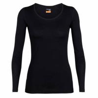 Icebreaker 200 Oasis LS Scoop Thermoshirt Dames Black XL - thumbnail