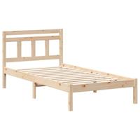 Bedframe Bruin Massief grenenhout - thumbnail