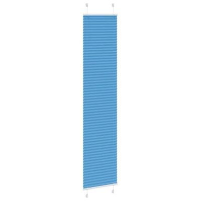 VidaXL Plissé rolgordijn 50x200 cm stofbreedte 49,4 cm polyester blauw VidaXL Plissé rolgordijn 50x200 cm stofbreedte 49,4 cm polyester blauw
