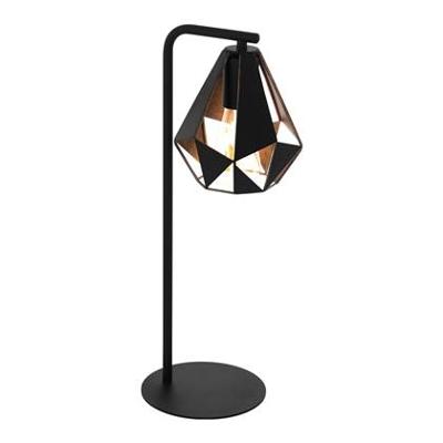 EGLO Carlton 4 tafellamp Zwart, Koper E27