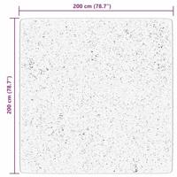 VidaXL Vloerkleed pamplona shaggy hoogpolig modern 200x200 cm blauw - thumbnail