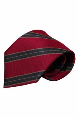 Alberto Vincelli Rode zijden stropdas Dura 01