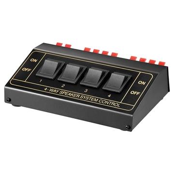 4-Weg Luidsprekerschakelaar