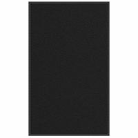 Deurmat 90x150 cm zwart - thumbnail