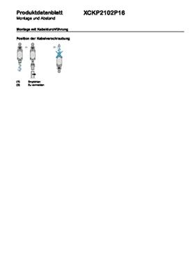 Telemecanique XCKP2102P16 XCKP2102P16 Eindschakelaar Rolplunjer IP66/IP67 1 stuk(s)