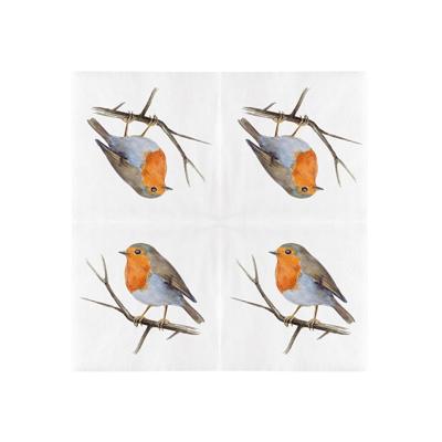Esschert Design Servetten roodborst 33cm