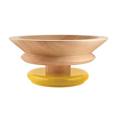 Alessi Schaal Twergi - ES15 - Geel - ø 30 cm - Design door Ettore Sotsass