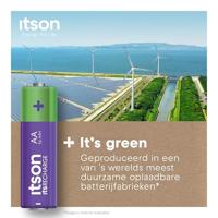 itson itsRECHARGE Oplaadbare AA batterij (penlite) NiMH 1.2 V 8 stuk(s) - thumbnail