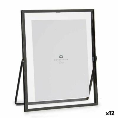 Fotolijsten Zwart Metaal Glas Plastic 20,5 x 1 x 25,2 cm (12 Stuks)