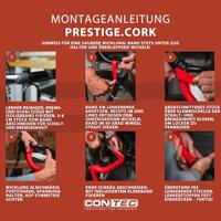 CONTEC stuurlint "prestige.cork ct bar tape prestige.cork 200mm blue - thumbnail