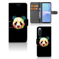 Sony Xperia 10 III Leuk Hoesje Panda Color - thumbnail