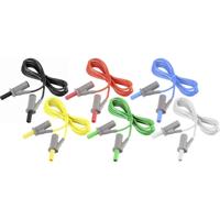 VOLTCRAFT MSB-501 Meetsnoerenset Banaanstekker 4 mm Banaanstekker 4 mm 1.00 m 12 stuk(s) - thumbnail