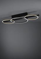 Stars of Light Plafondlamp met ringenLanacera zwart met goud - 390086 - thumbnail