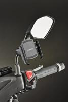 INTERPHONE gsm-houder "quiklox" met vasthoudsysteem cell phone holder interph quiklox crab, mirrow moun - thumbnail