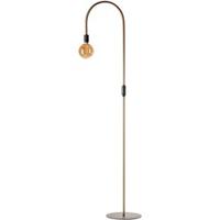 ETH VloerlampPike 180cm goud met zwart - 05-VL8135-12 - thumbnail