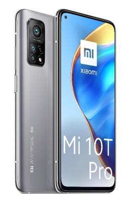 Xiaomi Mi 10T Pro - Smartphone 128GB, 8GB RAM, Dual SIM, Alexa Hands-Free, Lunar Silver (Generalüberholt)