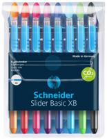 Rollerpen slider basic colours xb 8st assorti | 10 stuks - thumbnail