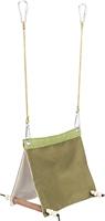 Hangende vogeltent, katoen, 16 × 18 × 20 cm, groen - thumbnail
