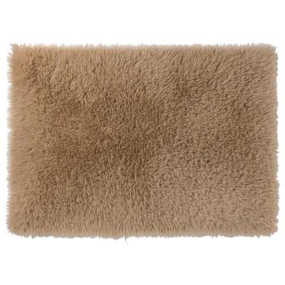 Vloerkleed fluffy - bruin -150x230 cm
