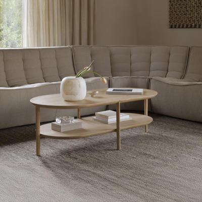 Ethnicraft Salontafel 'Bok' Geolied Eikenhout, 120 x 60cm