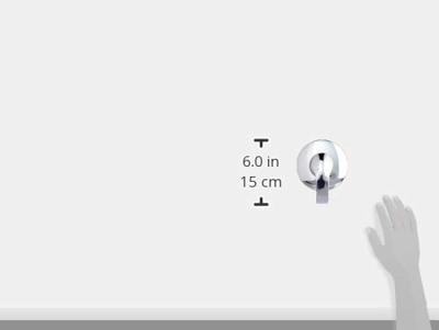 Douchethermostaat Tres Shower Technology 2-Weg Inbouw Wit Chrome - thumbnail