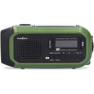 Noodradio nedis dab+ fm zonnepaneel