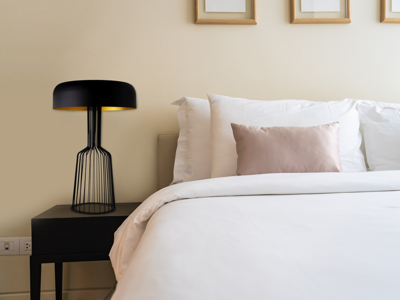 Tafellamp FELLINA 1 lamp zwart