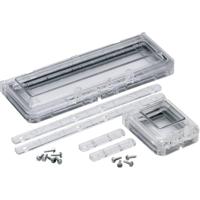 Fibox B12 10621-45 Frontplaat Kunststof Grijs 1 stuk(s) - thumbnail