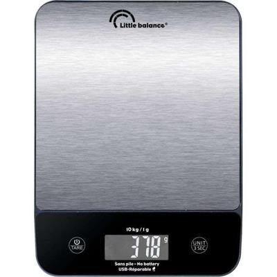 Keukenweegschaal Little Balance 10 kg Zilverkleurig 23,8 x 17,3 cm