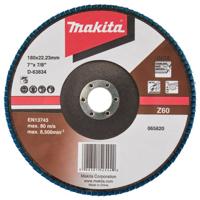 Makita Accessoires Lamellenschuurschijf 180mm Z60 - D-63834-10 D-63834-10 - thumbnail