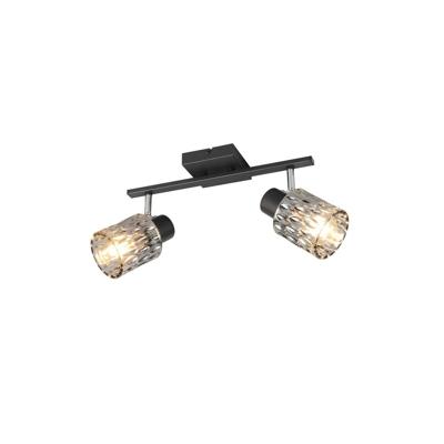 Trio PlafondlampJack zwart 2-lichts - R86422032