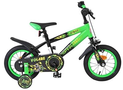 Volare Strike kinderfiets - 12 inch - zwart/groen