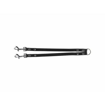 TRIXIE HONDENRIEM KOPPELLIJN BASIC LEER ZWART 30X1 CM