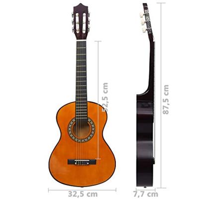 VidaXL Gitaar klassiek beginner kinderen 1/2 34" lindenhout VidaXL Gitaar klassiek beginner kinderen 1/2 34" lindenhout