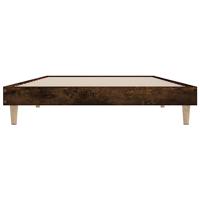 Bedframe zonder matras hout gerookt eikenkleurig 100x200 cm - thumbnail