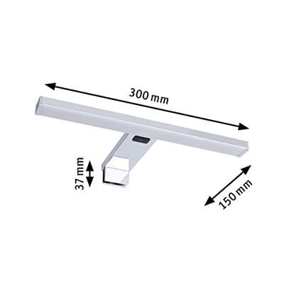 Paulmann HomeSpa Selo 78950 Klemlamp Warmwit Chroom Paulmann HomeSpa Selo 78950 Klemlamp Warmwit Chroom