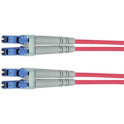 Glasvezel patchkabel TELEGÄRTNER 2x G50/125 OM3, 1x LC Duplex - 1x LC Duplex, turkoois, 1 m Glasvezel patchkabel TELEGÄRTNER 2x G50/125 OM3, 1x LC Duplex - 1x LC Duplex, turkoois, 1 m