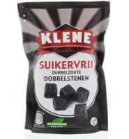 Klene Dubbelzoute Dobbelstenen Suikervrij (105g) - thumbnail