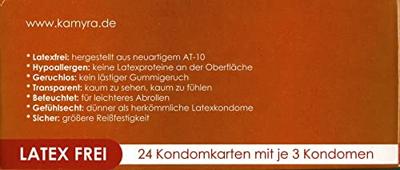 Kamyra Unique C.2 Free XXL Latexvrije Condooms - 3 Stuks - thumbnail
