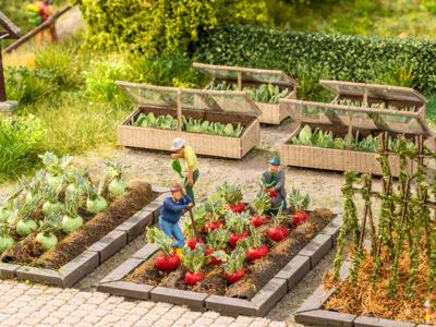 NOCH 0013214 H0 set van 2 perkranden Kant-en-klaar model