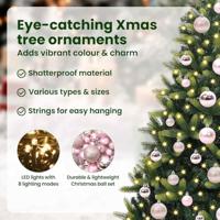 VidaXL Kunstkerstboom met scharnier 150 leds groen 120 cm pvc en pe - thumbnail