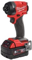 Milwaukee m18 fid3-502x | m18 fuel accu slagschroevendraaier | 18v | incl. 2 x 5.0 ah accu + multilader | in hd box 4933479865 - thumbnail
